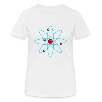 atome - T-shirt respirant Femme - blanc - Devant - AI Model Female 172 dark (172cm)