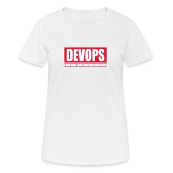 Devops wunderbar - Frauen T-Shirt atmungsaktiv - Weiß - Vorne - AI Model Female 172 dark (172cm)