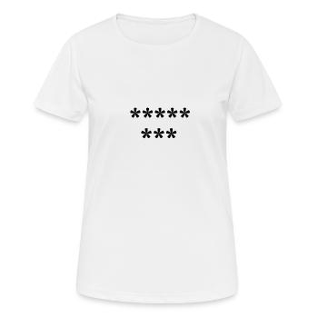 anti pis - T-shirt respirant Femme - blanc - Devant - AI Model Female 172 dark (172cm)