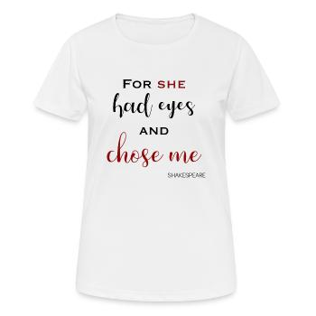Shakespeare's phrase - Women's Breathable T-Shirt - white - Front - AI Model Female 172 dark (172cm)