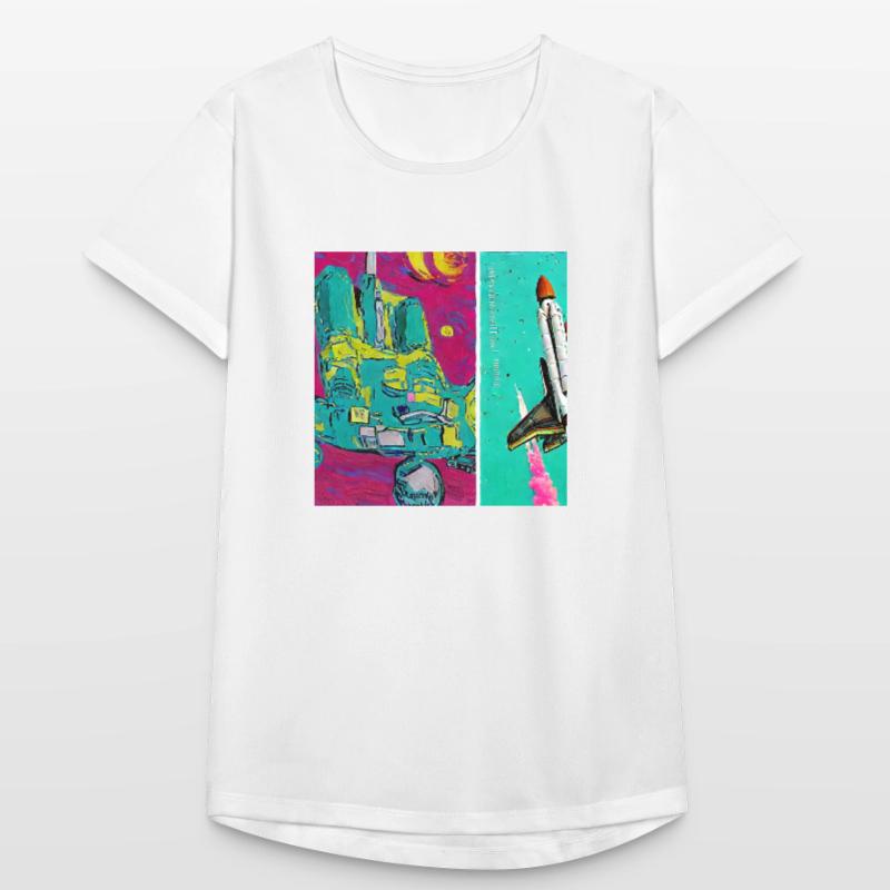 Space Shuttle Van Gogh Women's Breathable T-Shirt