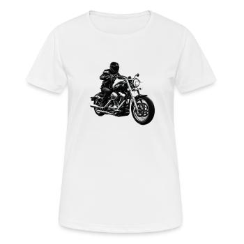 Chromatischer Kreuzer - Frauen T-Shirt atmungsaktiv - Weiß - Vorne - AI Model Female 172 dark (172cm)