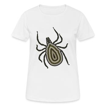 tick - Women's Breathable T-Shirt - white - Front - AI Model Female 172 dark (172cm)