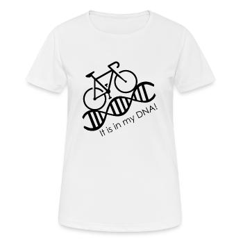 Biking Triathlon - Frauen T-Shirt atmungsaktiv - Weiß - Vorne - AI Model Female 172 dark (172cm)