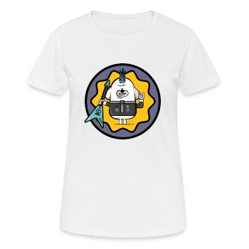 Duggee Rocks - Frauen T-Shirt atmungsaktiv - Weiß - Vorne - AI Model Female 172 dark (172cm)