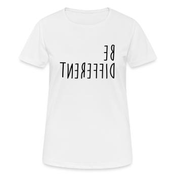 Etre différent - T-shirt respirant Femme - blanc - Devant - AI Model Female 172 dark (172cm)