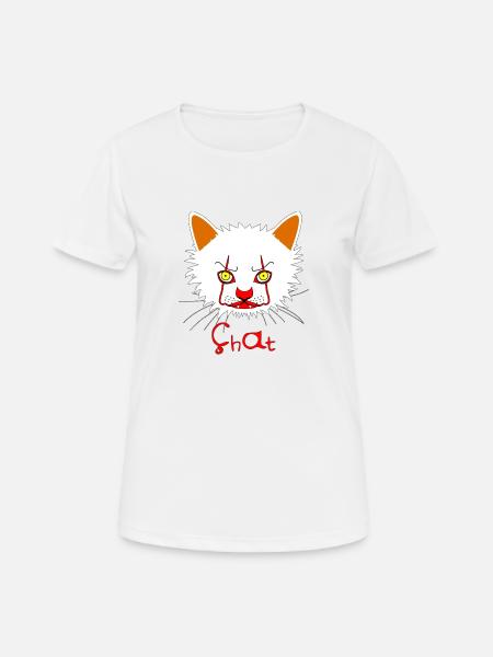 ÇhAt - Word Games - Francois Ville - Women's Breathable T-Shirt - white
