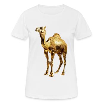 Camel - Women's Breathable T-Shirt - white - Front - AI Model Female 172 dark (172cm)