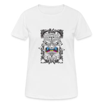 Dieu asiatique - T-shirt respirant Femme - blanc - Devant - AI Model Female 172 dark (172cm)