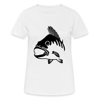 Perche (perche) - T-shirt respirant Femme - blanc - Devant - AI Model Female 172 dark (172cm)