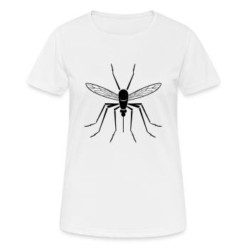 Moustique - T-shirt respirant Femme - blanc - Devant - AI Model Female 172 dark (172cm)