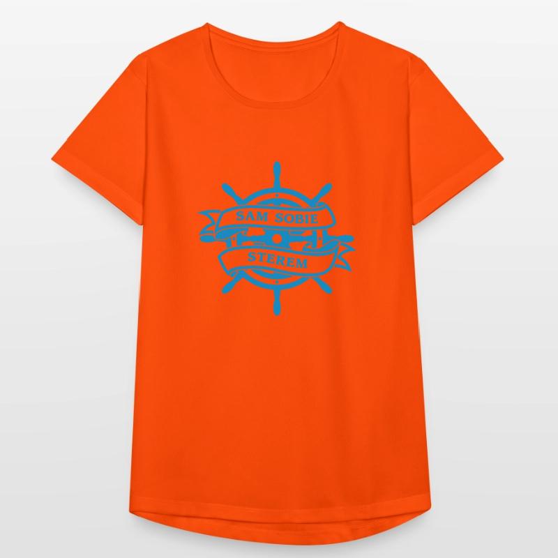 Ich bin ein Steuermann, ein Seemann, ein Schiff Frauen T-Shirt atmungsaktiv