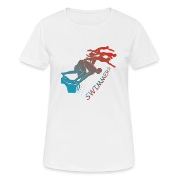 Nager - T-shirt respirant Femme - blanc - Devant - AI Model Female 172 dark (172cm)