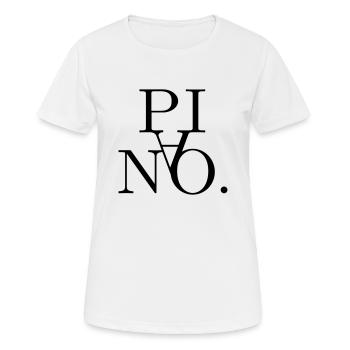 Piano piano - T-shirt respirant Femme - blanc - Devant - AI Model Female 172 dark (172cm)