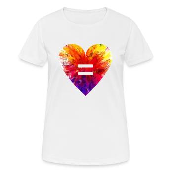 LGBT Equality - Women's Breathable T-Shirt - white - Front - AI Model Female 172 dark (172cm)