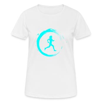 Jogging - T-shirt respirant Femme - blanc - Devant - AI Model Female 172 dark (172cm)