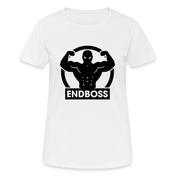Bodybuilders de boss final - T-shirt respirant Femme - blanc - Devant - AI Model Female 172 dark (172cm)