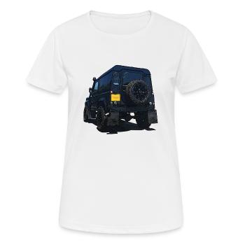 Hors route - T-shirt respirant Femme - blanc - Devant - AI Model Female 172 dark (172cm)