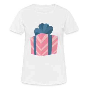 Cadeau - T-shirt respirant Femme - blanc - Devant - AI Model Female 172 dark (172cm)