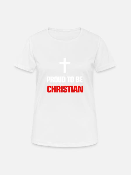 Christian - Women's Breathable T-Shirt - white