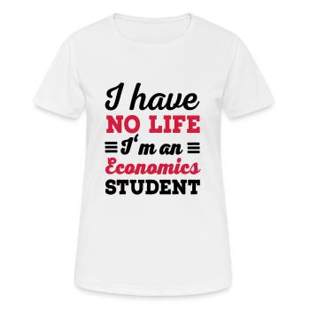Économie - T-shirt respirant Femme - blanc - Devant - AI Model Female 172 dark (172cm)