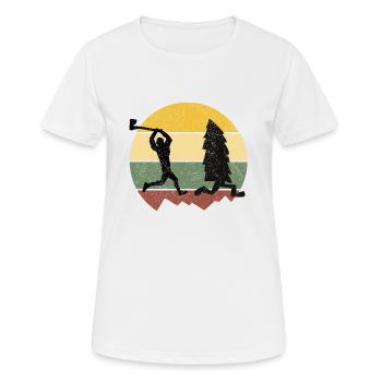 lumberjack - Women's Breathable T-Shirt - white - Front - AI Model Female 172 dark (172cm)