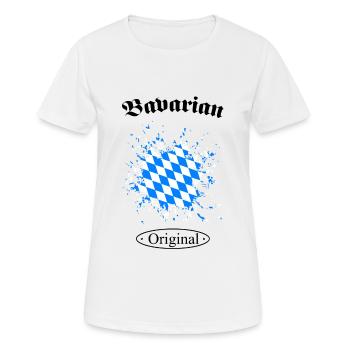 Bavarian Original Bayern Bavaria bayern - Women's Breathable T-Shirt - white - Front - AI Model Female 172 dark (172cm)