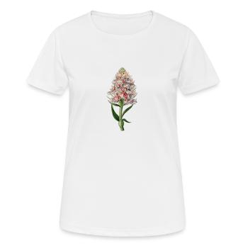 Blüte Orchidee Knabenkraut - Women's Breathable T-Shirt - white - Front - AI Model Female 172 dark (172cm)