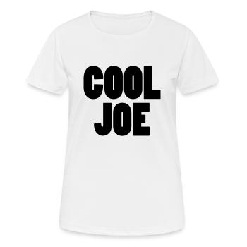 cool joe - Frauen T-Shirt atmungsaktiv - Weiß - Vorne - AI Model Female 172 dark (172cm)