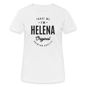Helena Personalized Name - Women's Breathable T-Shirt - white - Front - AI Model Female 172 dark (172cm)