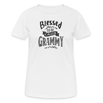B To Be Called Grammy - Women's Breathable T-Shirt - white - Front - AI Model Female 172 dark (172cm)