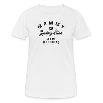 Guiding Star - Maman, ma meilleure amie - Mother’s - T-shirt respirant Femme - blanc - Devant - AI Model Female 172 dark (172cm)