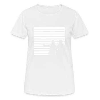 Vincent Vega und Jules Pulp Fiction - Frauen T-Shirt atmungsaktiv - Weiß - Vorne - AI Model Female 172 dark (172cm)