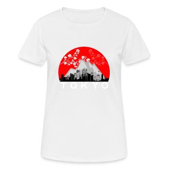 Tokyo - T-shirt respirant Femme - blanc - Devant - AI Model Female 172 dark (172cm)