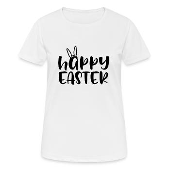 JOYEUSES PÂQUES - T-shirt respirant Femme - blanc - Devant - AI Model Female 172 dark (172cm)