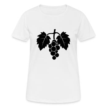 Grape - Women's Breathable T-Shirt - white - Front - AI Model Female 172 dark (172cm)
