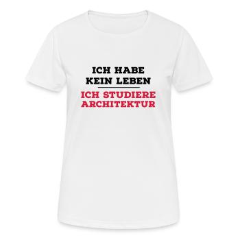 Architektur - Frauen T-Shirt atmungsaktiv - Weiß - Vorne - AI Model Female 172 dark (172cm)