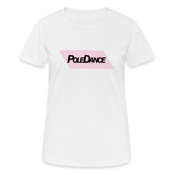 Poledance lines - Women's Breathable T-Shirt - white - Front - AI Model Female 172 dark (172cm)