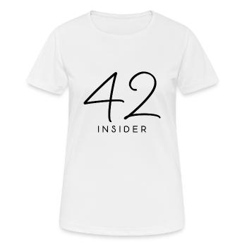 42 insider movie galaxy hitchhiker quote scripture - Women's Breathable T-Shirt - white - Front - AI Model Female 172 dark (172cm)