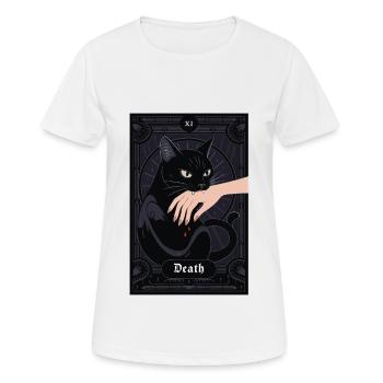 Tarotkarte - Frauen T-Shirt atmungsaktiv - Weiß - Vorne - AI Model Female 172 dark (172cm)