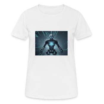 Synthèse de l’avenir de la technologie - T-shirt respirant Femme - blanc - Devant - AI Model Female 172 dark (172cm)