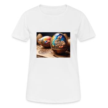 rabbit - Women's Breathable T-Shirt - white - Front - AI Model Female 172 dark (172cm)