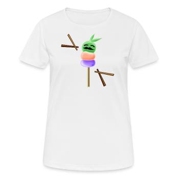 Skewering of sprouts! - Women's Breathable T-Shirt - white - Front - AI Model Female 172 dark (172cm)