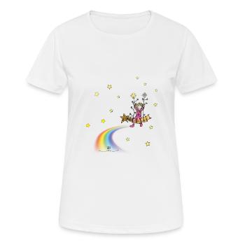 Diva rocks on Stella - Women's Breathable T-Shirt - white - Front - AI Model Female 172 dark (172cm)