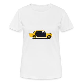 Kubanisches Taxi - Frauen T-Shirt atmungsaktiv - Weiß - Vorne - AI Model Female 172 dark (172cm)