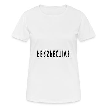 Perspective gift idea - Women's Breathable T-Shirt - white - Front - AI Model Female 172 dark (172cm)