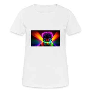 Samoa Fighter Mexico Shamane - Frauen T-Shirt atmungsaktiv - Weiß - Vorne - AI Model Female 172 dark (172cm)