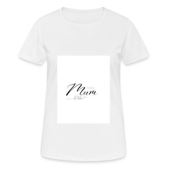 Future Mum - Women's Breathable T-Shirt - white - Front - AI Model Female 172 dark (172cm)