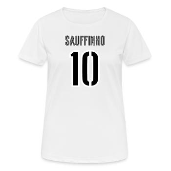 Sauffinho - T-shirt respirant Femme - blanc - Devant - AI Model Female 172 dark (172cm)