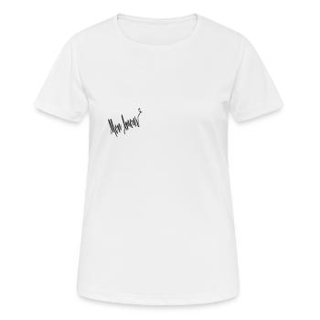 mon amour - Frauen T-Shirt atmungsaktiv - Weiß - Vorne - AI Model Female 172 dark (172cm)